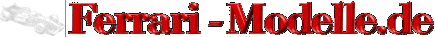 Banner "Ferrari-Modelle"