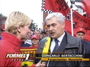 Giancarlo Bertrtacchini, B�rgermeister Maranello 2000