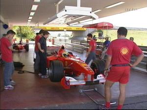 Luca Badoer testet in Fiorano, Sept. 2000