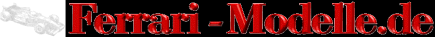 Banner "Ferrari-Modelle"